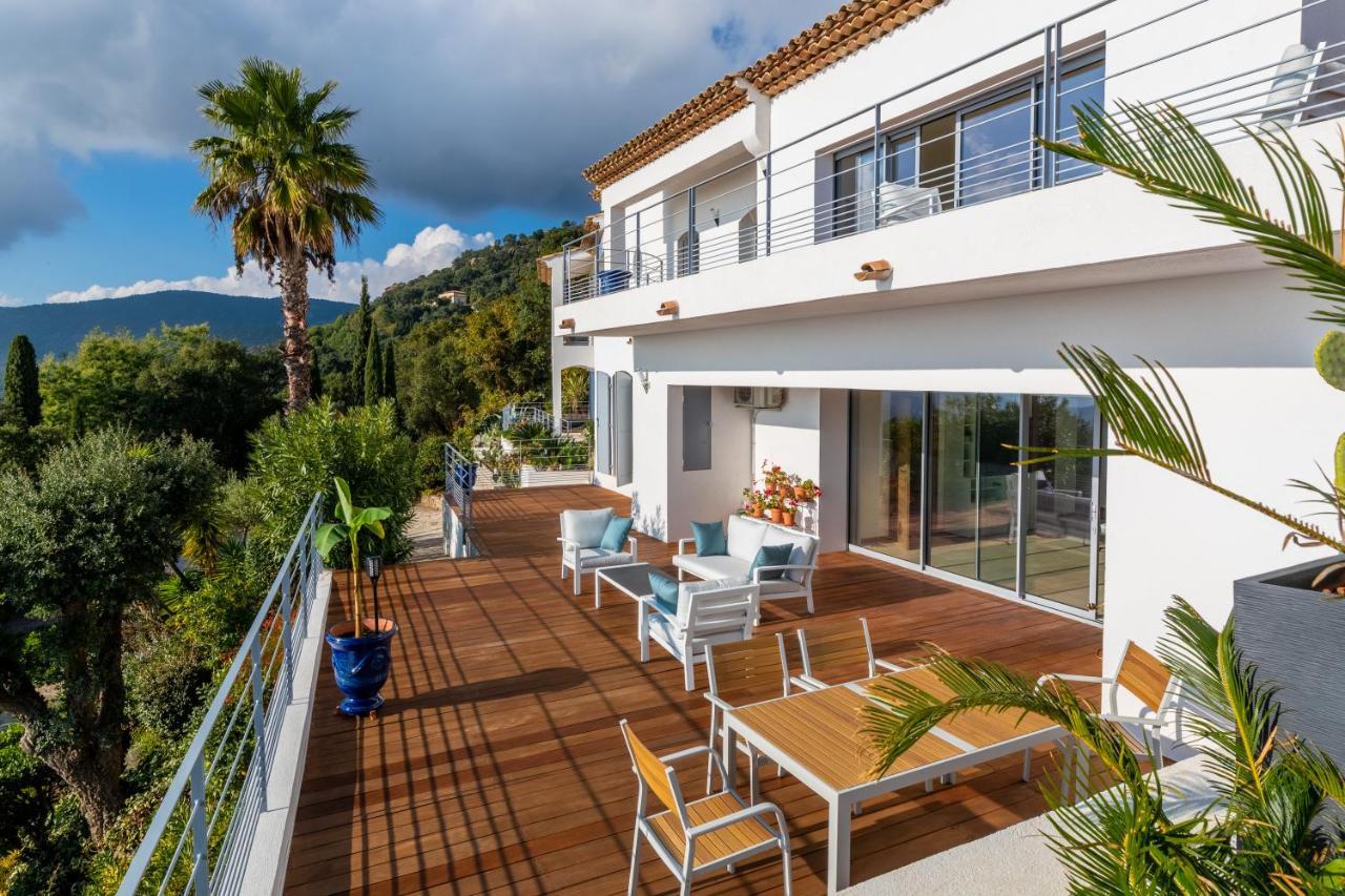 Vistazur Luxueux Appartement Avec Terrasse Et Piscine Rayol-Canadel-sur-Mer Bagian luar foto