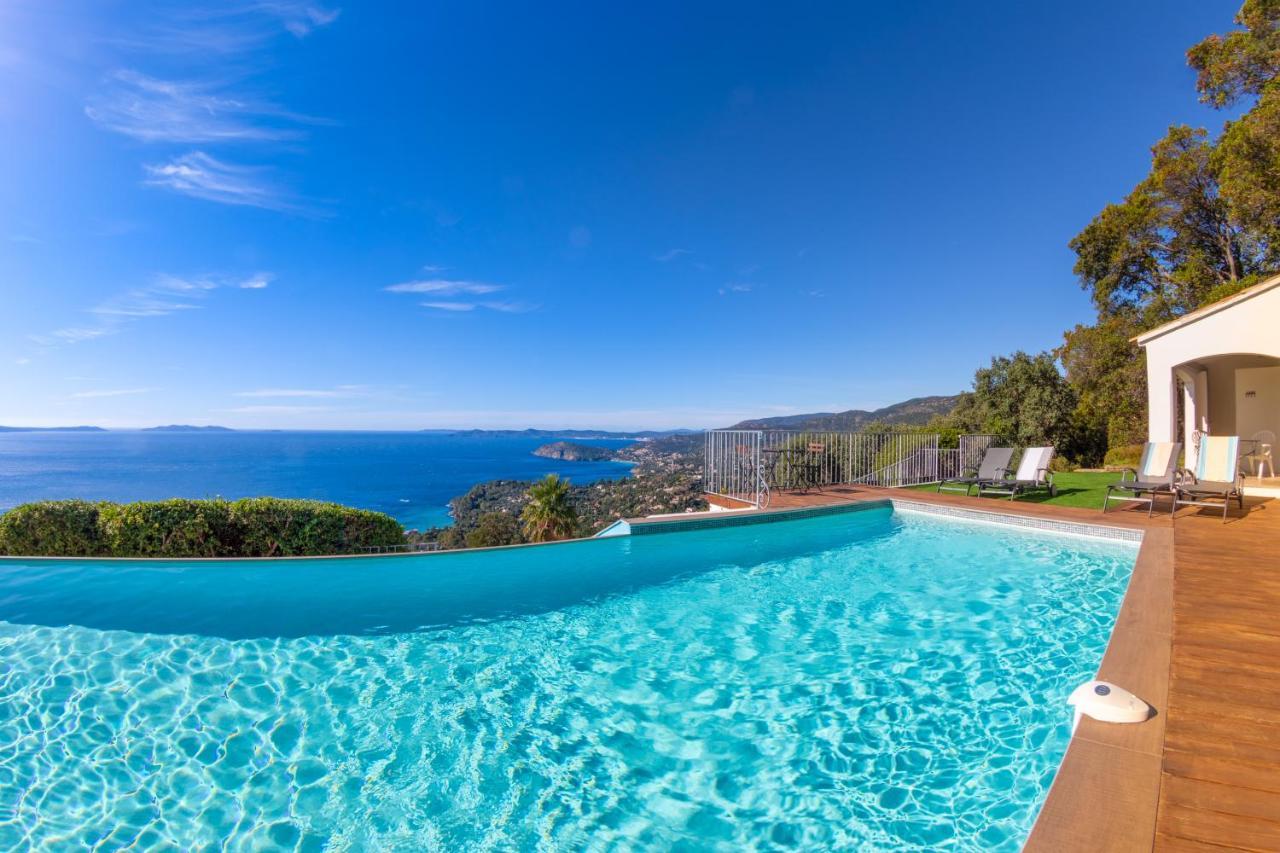 Vistazur Luxueux Appartement Avec Terrasse Et Piscine Rayol-Canadel-sur-Mer Bagian luar foto