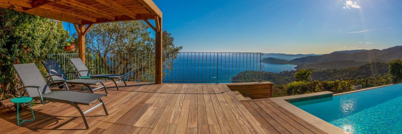 Vistazur Luxueux Appartement Avec Terrasse Et Piscine Rayol-Canadel-sur-Mer Bagian luar foto